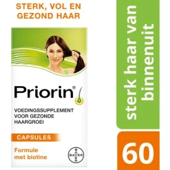 Priorin 60 Capsules Met Biotine Voor Sterk En Vol Haar Van Binnenuit