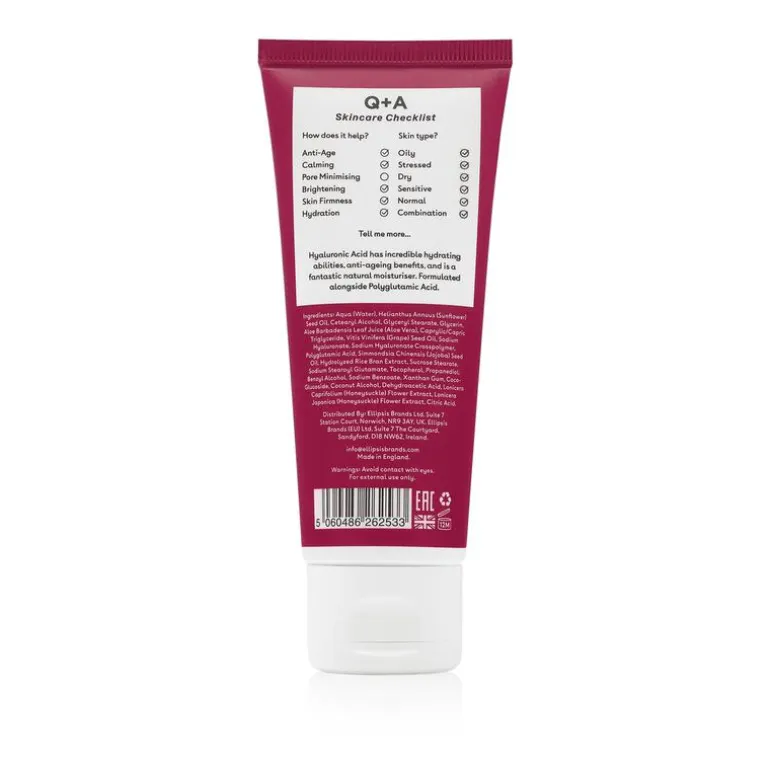 Q+A Hyaluronic Acid Daily Moisturiser 75 ml