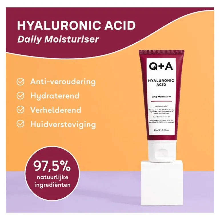 Q+A Hyaluronic Acid Daily Moisturiser 75 ml