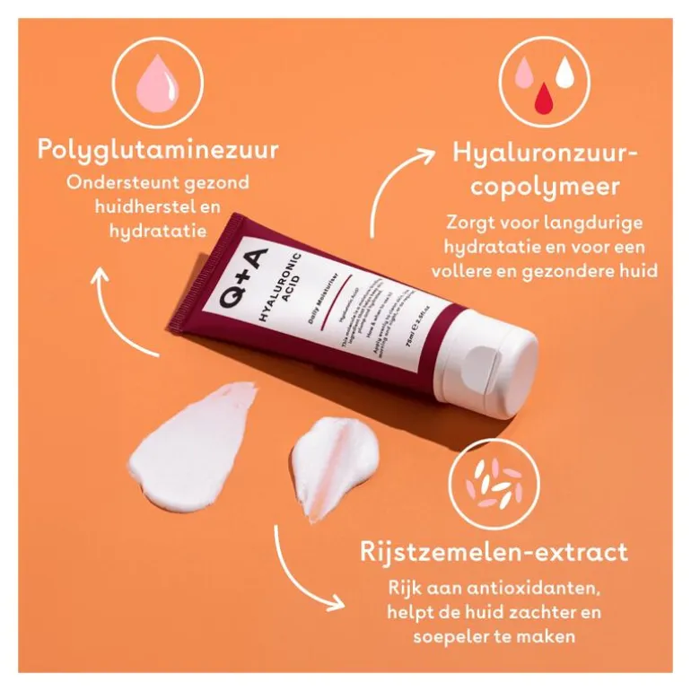Q+A Hyaluronic Acid Daily Moisturiser 75 ml