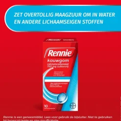 Rennie Kauwgom Suikervrij 10 stuks