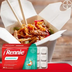 Rennie Suikervrij Kauwtabletten Bij Brandend Maagzuur 72 Stuks