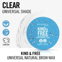 Rimmel Kind & Free Universal Natural Brow Wax