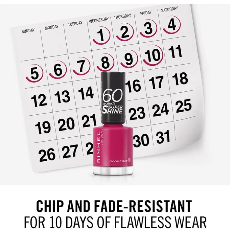 Rimmel London 60 Seconds SuperShine Nagellak 152 Coco Nuts For You