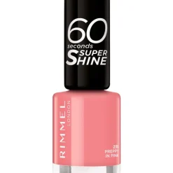 Rimmel London 60 Seconds Supershine Nagellak 235 Preppy In Pink 8 ML