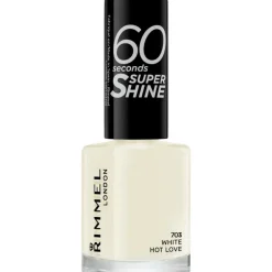 Rimmel London 60 Seconds Supershine Nagellak 703 White Hot Love 8 ML