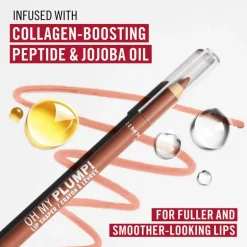 Rimmel London Oh My Plump! Lip Liner - Nude - 010 Iconic Beige