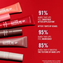 Rimmel Oh My Gloss Butter Me Up Lip Butter - Bruin - 001 Latte Delight