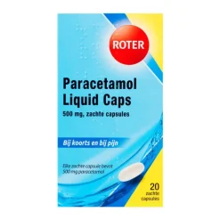 Roter Paracetamol Liquid Caps 500 mg 20 tabl
