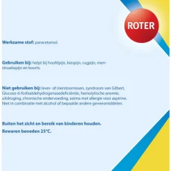 Roter Paracetamol Liquid Caps 500 mg 20 tabl