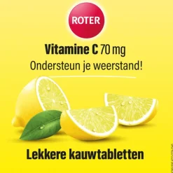 Roter Vitamine C 70 mg citroen 400 kauwtabletten