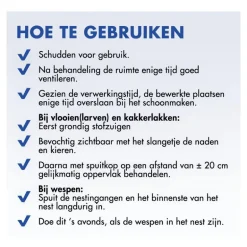 Roxasect Spuitbus Kruipende Insecten en Wespen 400 ML