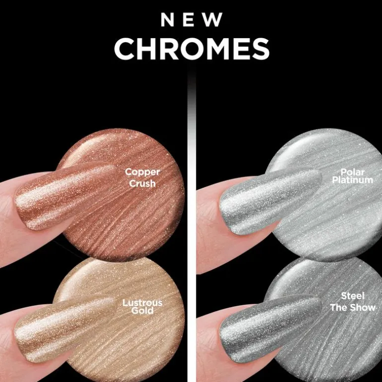 Sally Hansen Insta-Dri Chrome Nagellak - Goud - 128 Lustrous Gold