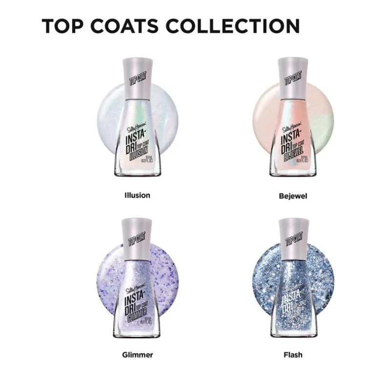 Sally Hansen Insta-Dri Top Coat - Multicolor - 129 Illusion
