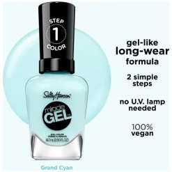 Sally Hansen Miracle Gel Nagellak 668 Grand Cyan