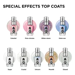 Sally Hansen Miracle Gel Top Coat - Blauw - 113 Galax-Sea