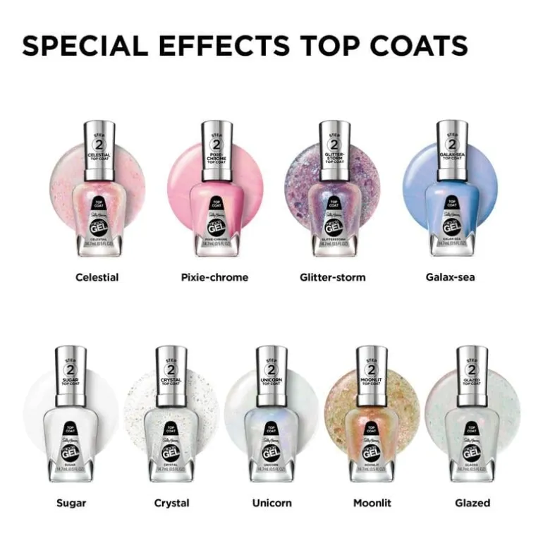 Sally Hansen Miracle Gel Top Coat - Roze - 110 Celestial