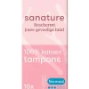 Sanature 100% Katoenen Tampons Normaal 16 stuks