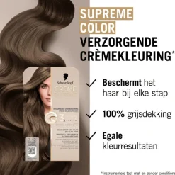 Schwarzkopf Creme Supreme Haarkleuring 7-42 Nude Beige Donkerblond