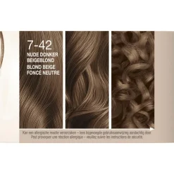 Schwarzkopf Creme Supreme Haarkleuring 7-42 Nude Beige Donkerblond