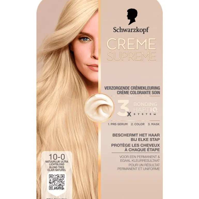 Schwarzkopf Creme Supreme Haarkleuring 10-0 Natuurlijk Extra Lichtblond