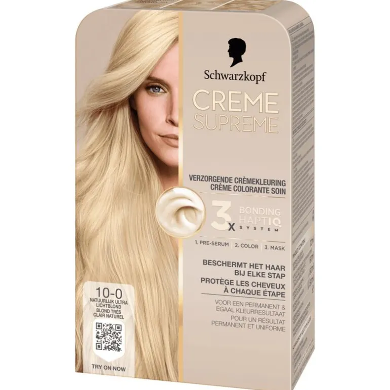 Schwarzkopf Creme Supreme Haarkleuring 10-0 Natuurlijk Extra Lichtblond