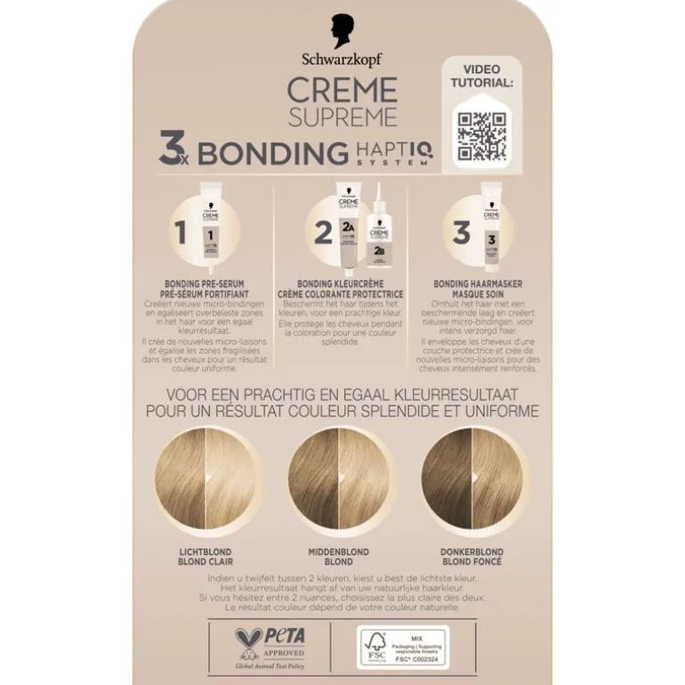 Schwarzkopf Creme Supreme Haarkleuring 10-0 Natuurlijk Extra Lichtblond