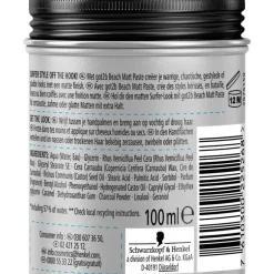Schwarzkopf Got2b Beach Matt Paste 100 ML