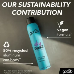 Schwarzkopf Got2b Fresh & Fabulous Dry Shampoo 200 ML