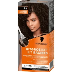 Schwarzkopf Permanent Color Uitgroeiset R4 Donkerbruin