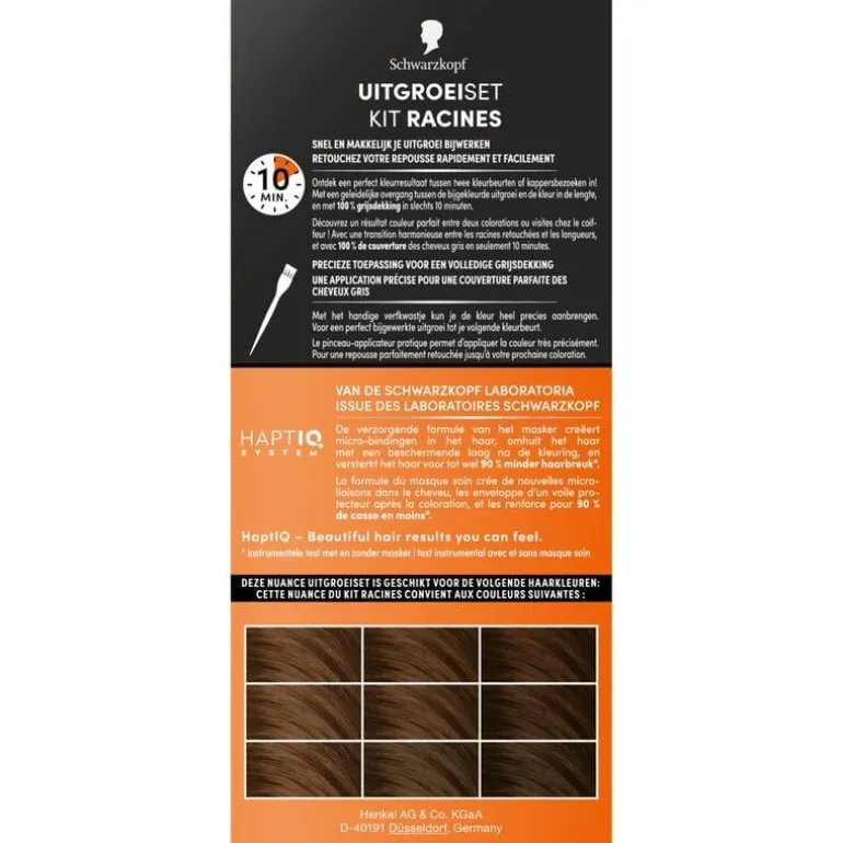 Schwarzkopf Permanent Color Uitgroeiset R2 Goudbruin