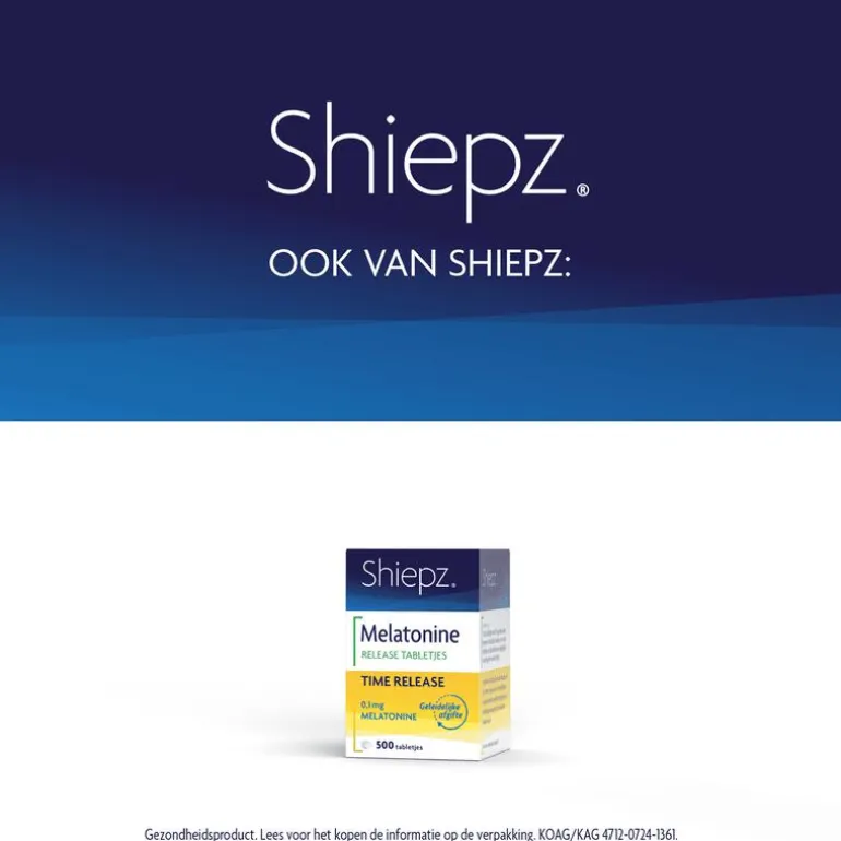 Shiepz Melatonine Original 0,1 mg 500 tabletten