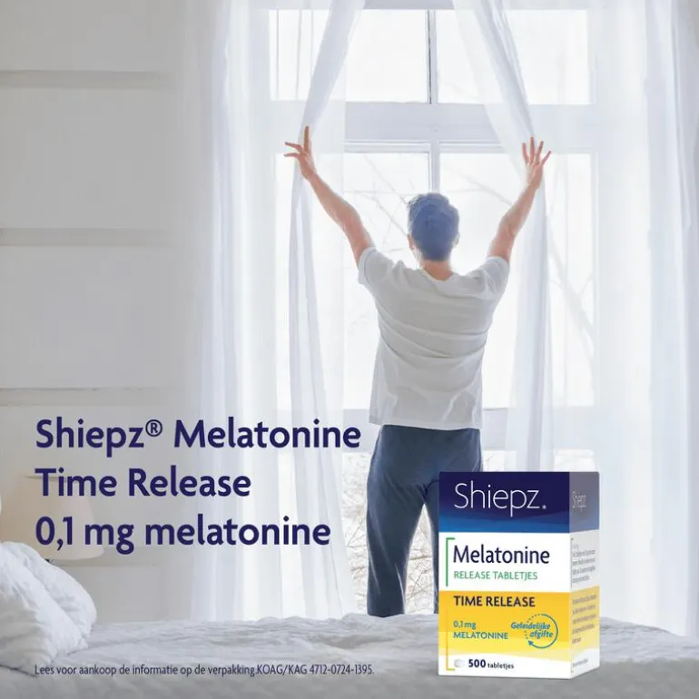 Shiepz Melatonine Time Release 0,1 mg 500 tabletten