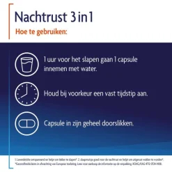 Shiepz Nachtrust 3in1 30 liquid capsules