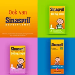 Sinaspril Paracetamol Kauwtabletten 10 stuks