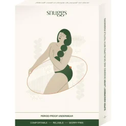 Snuggs period underwear Active highrise light black M