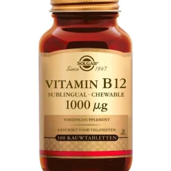 Solgar Vitamin B-12 1000 mcg 100 kauwtabletten