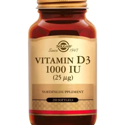 Solgar Vitamin D-3 1000 IU 25 mcg 250 softgels