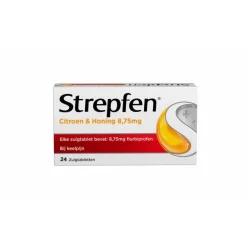 Strepfen Citroen & Honing 8,75 mg Zuigtabletten 24 Stuks