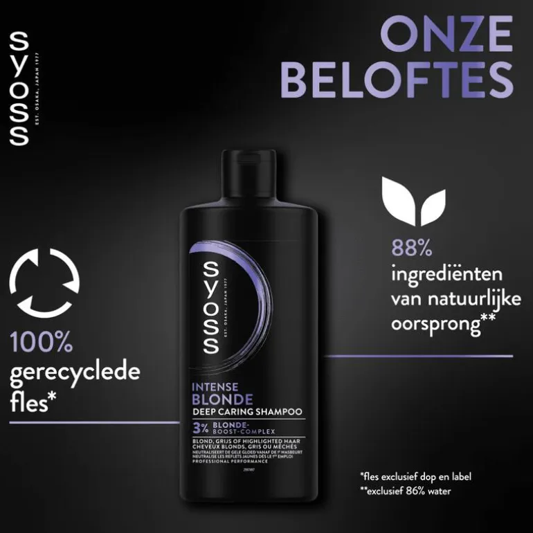 Syoss Intense Blonde Shampoo 440 ML
