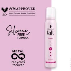 Taft Styling Curl Haarmousse 200 ML