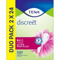 TENA Discreet Ultra Mini Plus Inlegkruisjes Duopack