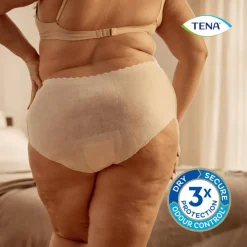 TENA Silhouette Plus High Waist Wegwerpbroekjes Crème L 8 stuks