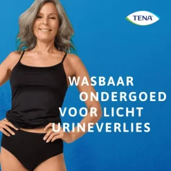 TENA WASBAAR ONDERGOED ZWART XL