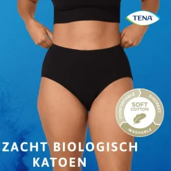 Tena Wasbaar Ondergoed Zwart Maat L 1 stuk