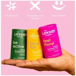 The Lekker Company Feel Floral Deodorant Stick 40 Gram