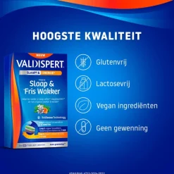 Valdispert Slaap & Fris Wakker Tabletten 24 stuks
