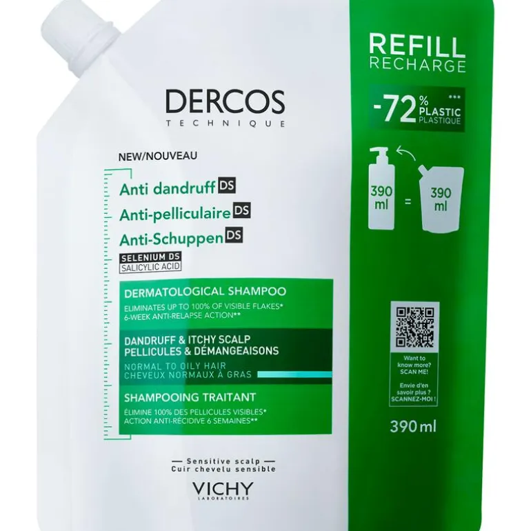 Vichy Dercos Anti-Roos DS Shampoo NH/VH Navulling 390 ML