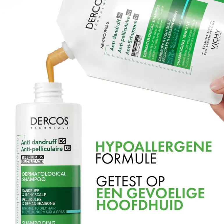 Vichy Dercos Anti-Roos DS Shampoo NH/VH Navulling 390 ML