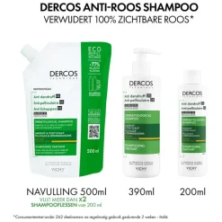 Vichy Dercos Anti-Roos Shampoo Droog Haar 390 ML